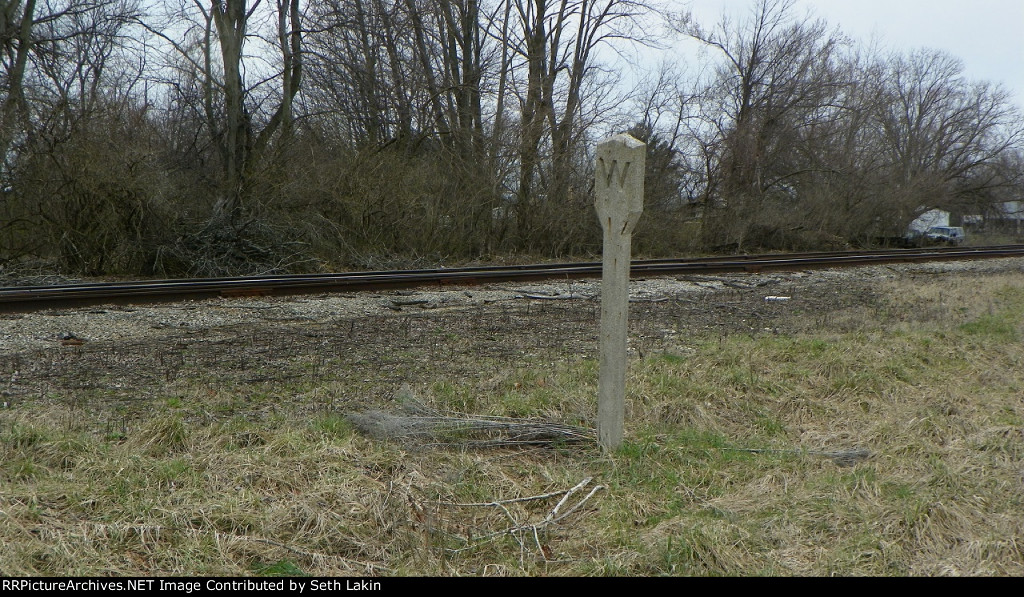 NYC cast concrete whistle post